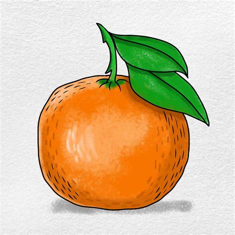 Tangerine Drawing .